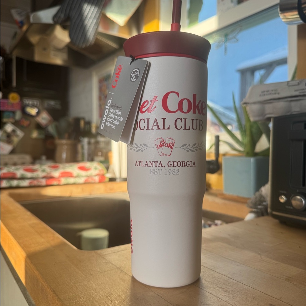 NWT Owala Special Edition Diet Coke Social Club Straw Tumbler